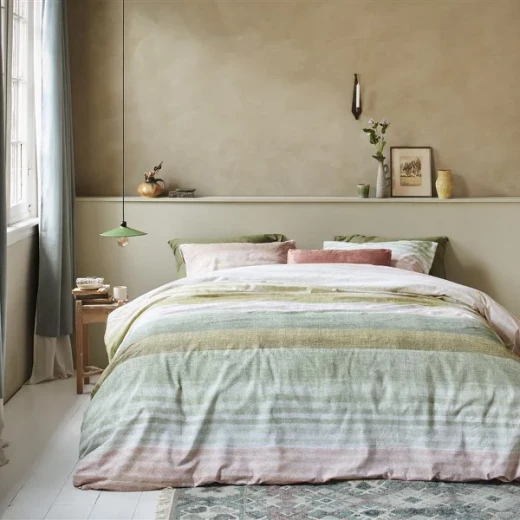 Bedding House Tone Duvet Cover Set - 100% Cotton - Single & Twin - 2 Pcs -  Green - Bedding House - Image 4
