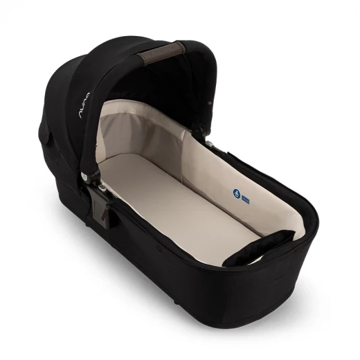 Nuna LYTL Carry Cot (Caviar) – Lightweight Newborn Bassinet with Dream drape™ and GREENGUARD GOLD Certification - Nuna - Image 7