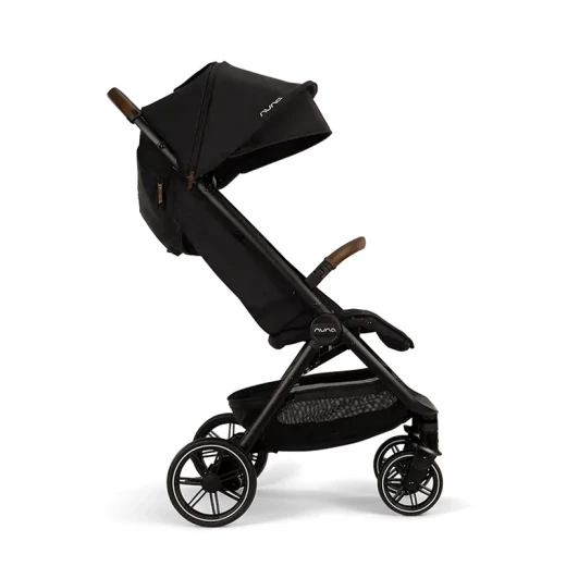 Nuna Trvl LX Stroller (Caviar) – Compact Lightweight Stroller with One-Handed Steering, UPF 50+ Canopy & Carry Bag | Birth to 22.68 kg - Nuna - Image 2
