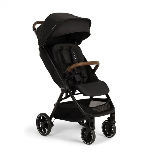 Nuna Trvl LX Stroller (Caviar) – Compact Lightweight Stroller with One-Handed Steering, UPF 50+ Canopy & Carry Bag | Birth to 22.68 kg Nuna Trvl LX Stroller (Caviar) – Compact Lightweight Stroller with One-Handed Steering, UPF 50+ Canopy & Carry Bag | Birth to 22.68 kg