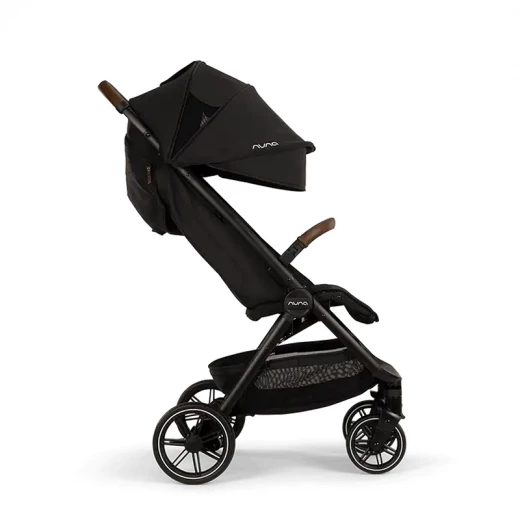 Nuna Trvl LX Stroller (Caviar) – Compact Lightweight Stroller with One-Handed Steering, UPF 50+ Canopy & Carry Bag | Birth to 22.68 kg - Nuna - Image 7