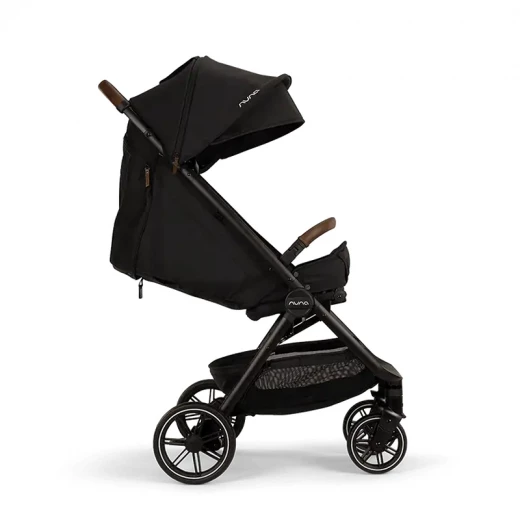 Nuna Trvl LX Stroller (Caviar) – Compact Lightweight Stroller with One-Handed Steering, UPF 50+ Canopy & Carry Bag | Birth to 22.68 kg - Nuna - Image 8