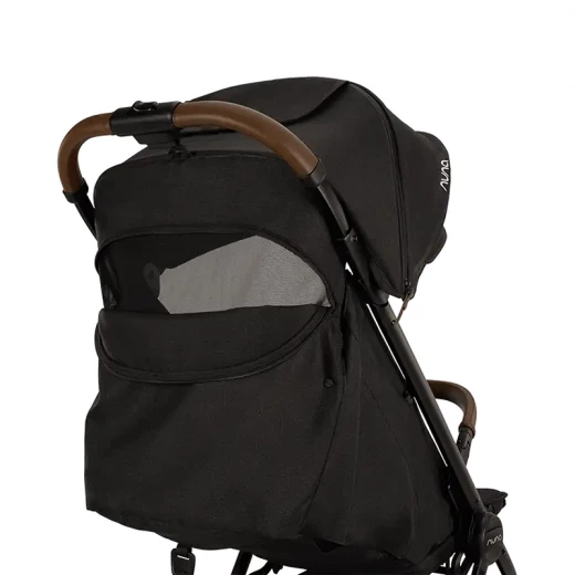 Nuna Trvl LX Stroller (Caviar) – Compact Lightweight Stroller with One-Handed Steering, UPF 50+ Canopy & Carry Bag | Birth to 22.68 kg - Nuna - Image 11