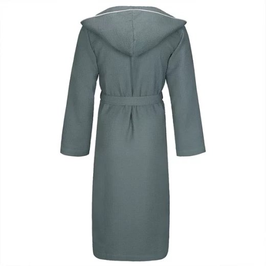 Bugatti Tizian Men's Bathrobe - 100% Cotton - XXL - Grey Flannel - Bugatti - Image 5