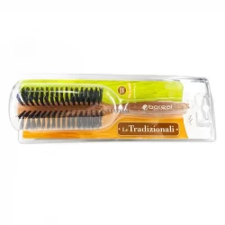 Boreal Large Roller Wooden Hair Brush- Reinforced Bristle