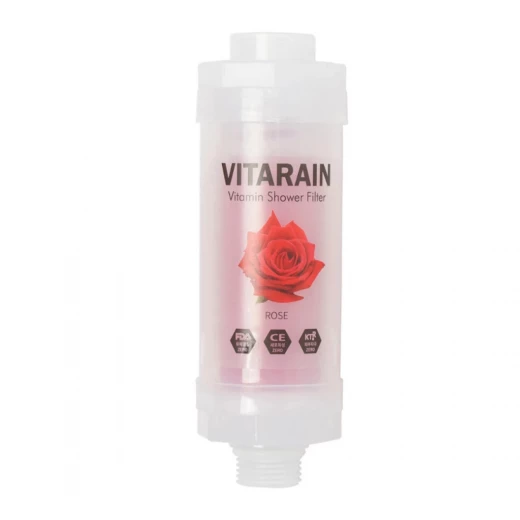 Vitarain Korean Vitamin Shower Filter, Rose - Vitarain - Image 2
