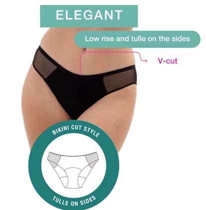 MASMI ELEGANT X-LARGE MENSTRUAL PANTIES - Masmi Organic Cotton - Image 2