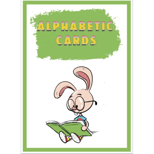 Alphabetic Cards Alphabetic Cards