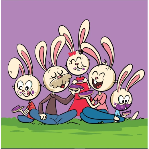 Rabbit And Blueberry Jam Arabic Alphabets Book, Letter Ta'a - Image 3