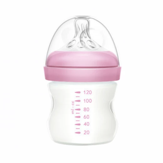 aBaby, Borosilicate Glass Baby Natural Feeding Bottle, (0m+, 120ml/4oz) - aBaby - Image 6