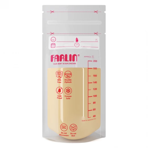 Farlin Milk Storage Bag 200 Ml Farlin Milk Storage Bag 200 Ml