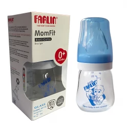 FARLIN, ANTI-COLIC GLASS FEEDING BOTTLE, 0+MONTHS 60CC