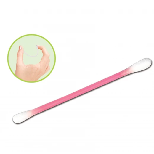 Farlin - Paper-Stem Cotton Buds 100 pieces, زهري - فارلين - Image 2