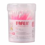 Farlin - Paper-Stem Cotton Buds 100 pieces, زهري - فارلين