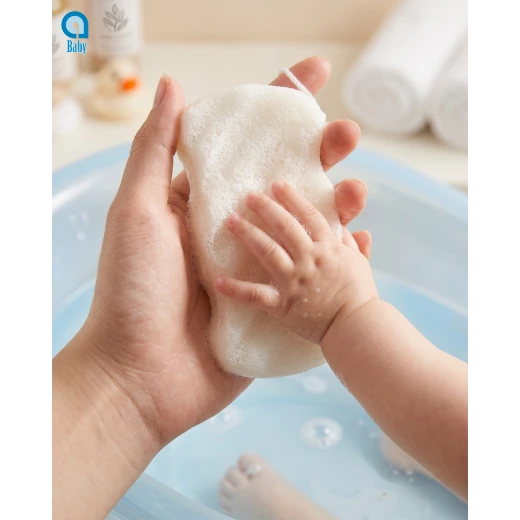 aBaby Natural Konjac Baby Sponge 100% Plant-Based – Gentle Cleansing Sponge for Newborn & Sensitive Skin – Deep Clean & Natural Hydration – 1 Piece - aBaby - Image 3