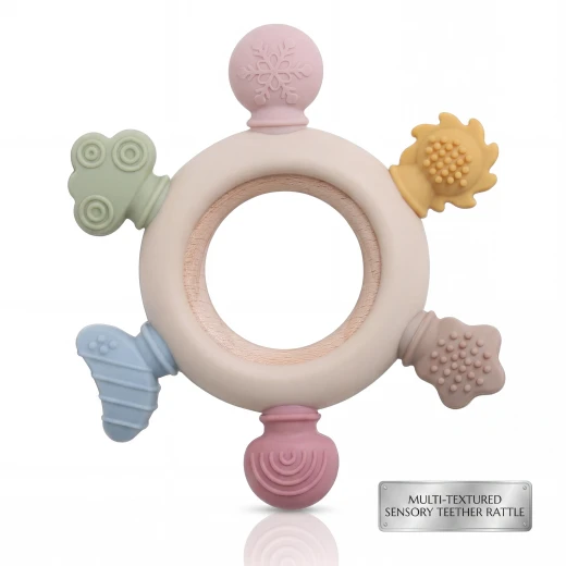 aBaby Silicone Carrot Teether Easy Grip Textured Baby Teething Toy 4 Months Plus - aBaby - Image 4
