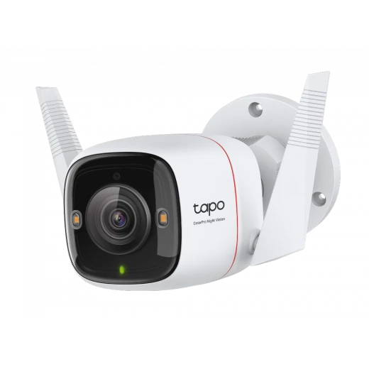 كاميرا Tapo TP-Link ColorPro الخارجية بتقنية Wi-Fi – تعمل بالتوصيل الكهربائي، رؤية ليلية واضحة بألوان النهار، دقة 2K QHD، كشف الأشخاص والحيوانات والمركبات، دعم التخزين المحلي والسحابي، زاوية رؤية 127 درجة، وصفارة إنذار مدمجة – طراز C325WB كاميرا Tapo TP-Link ColorPro الخارجية بتقنية Wi-Fi – تعمل بالتوصيل الكهربائي، رؤية ليلية واضحة بألوان النهار، دقة 2K QHD، كشف الأشخاص والحيوانات والمركبات، دعم التخزين المحلي والسحابي، زاوية رؤية 127 درجة، وصفارة إنذار مدمجة – طراز C325WB