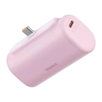 Baseus Compact Fast Charging Power Bank Type-C Edition 5000mAh 20W Baby Pink