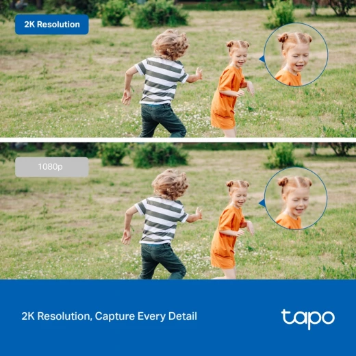 كاميرا المراقبة الخارجية Tapo TP-Link بدقة 2K – سلكية، مقاومة للعوامل الجوية بمعيار IP66، كشف حركة وكشف أشخاص، صفارة إنذار مدمجة مع رؤية ليلية، تدعم التخزين السحابي وببطاقة SD، صوت ثنائي الاتجاه، وتعمل مع Alexa وGoogle Home – طراز C310 - تي بي لينك - Image 2