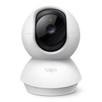 كاميرا المراقبة المنزلية الذكية Tapo C200C عبر Wi-Fi مع خاصية الدوران الأفقي والعمودي (Pan/Tilt)، جودة عالية للفيديو، رؤية ليلية، كشف حركة ذكي، مناسبة للأمان الداخلي مع سهولة التحكم عن بُعد عبر التطبيق - تي بي لينك