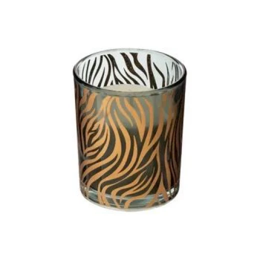 صندوق قفص معدني مزين بالشموع وزجاجة عطر, ديكور عطري أنيق للمنازل والمكاتب (الارتفاع: 20 سم، الطول: 14 سم، العرض: 10 سم) - Image 3