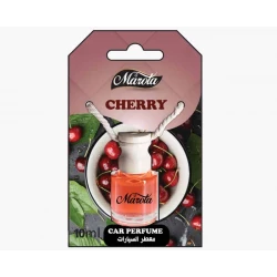 معطر سيارة ماروتا برائحة الكرز الأحمر الفواحة سعة 8 مل - فواحة زجاجية أنيقة برباط تعليق، عطر مركز ومنعش يدوم طويلاً لإضفاء لمسة فخامة وجاذبية