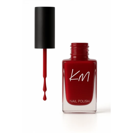 KM Nail Polish No 121 Long Lasting Shine Flawless Manicure for Women 12ml