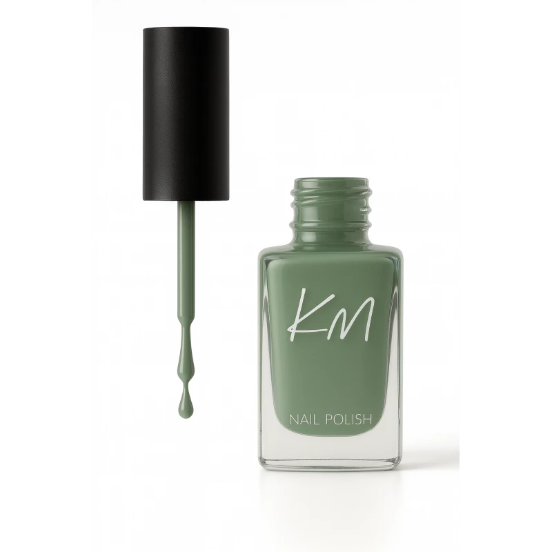 KM Nail Polish No 132 Brilliant Shine Long Lasting Nail Color Expressive Style 12ml - Km