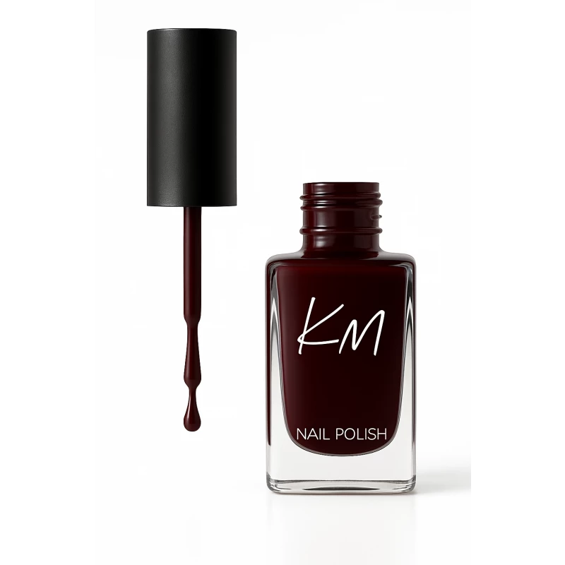 KM Long Lasting Nail Polish No 139 Vibrant Color Manicure Finish 12ml for Women - Km