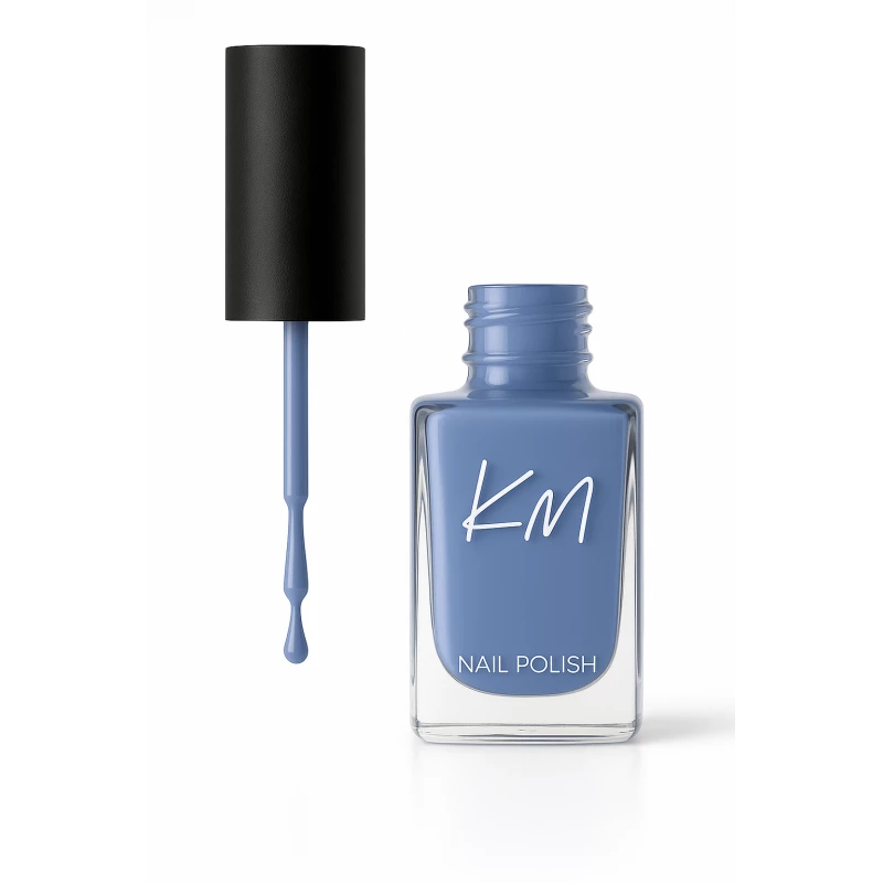 KM Nail Polish Shade 156 Brilliant Shine Long Lasting Manicure 12ml Expressive Nail Color - Km
