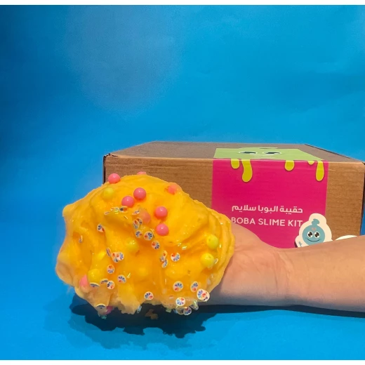 MamaSima Boba Slime Kit, DIY Sensory Slime Set with Boba Beads, Charms, Glitter, and Boba Cup, Fun, Creative Gift for Kids - Mamasima - Image 2