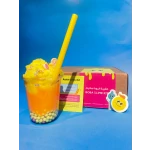 MamaSima Boba Slime Kit, DIY Sensory Slime Set with Boba Beads, Charms, Glitter, and Boba Cup, Fun, Creative Gift for Kids - Mamasima