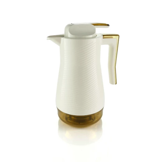 Via Veneto Safari White Amber Vacuum Flask 1 Liters Via Veneto Safari White Amber Vacuum Flask 1 Liters