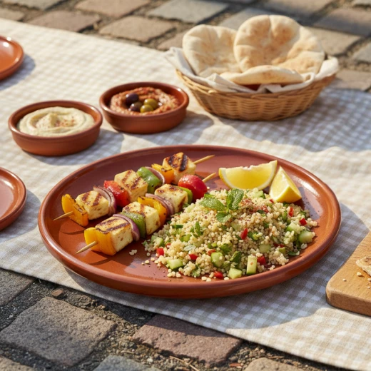 طبق فخار سنتيمتريك للستيك 26 سنتيمتر - انتي ريحال - Image 3