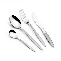 arshia 26-piece silver stainless steel cutlery set with stable metal stand – elegant polished finish, rust-resistant 18/10 steel, comfortable handles, organized display, perfect for daily and formal dining