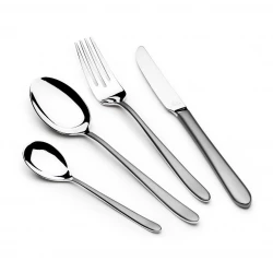 arshia 26-piece silver stainless steel cutlery set with polished finish and metal stand – rust-resistant 18/10 steel, elegant organization, ergonomic handles, ideal for everyday and formal dining