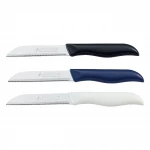 Arshia 6-Piece Fruit Knife Set with Rust-Resistant Stainless Steel Blades, Ergonomic Plastic Handles, and Colorful Lightweight Design for Everyday Fruit and Vegetable Cutting - Arshia
