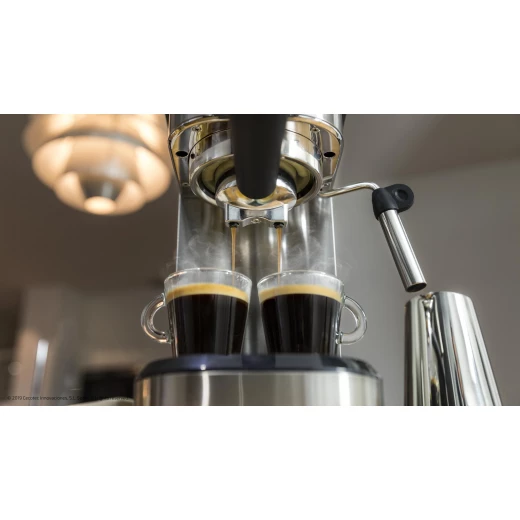 Cecotec Cafelizzia 790 Steel Espresso Coffee Machine — 20-Bar ForceAroma Pump, Fast Thermoblock Heating System, Steam Wand for Milk Frothing and Cappuccinos, 1.2 L Removable Water Tank, Stainless Steel Body with Cup-Warming Tray, - Cecotec - Image 2