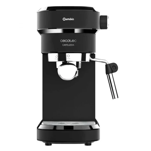 Cecotec Cafelizzia 790 Black Espresso Coffee Machine — 20-Bar Pump, Thermoblock System, Steam Wand, 1350W, Compact & Elegant Design Cecotec Cafelizzia 790 Black Espresso Coffee Machine — 20-Bar Pump, Thermoblock System, Steam Wand, 1350W, Compact & Elegant Design