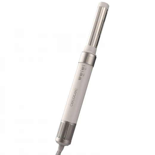جهاز تصفيف الشعر متعدد الاستخدامات Cecotec CeramicCare 14 في 1 AirGlam Champagne، مزود بتقنية كواندا، ومحرك رقمي بدون فرش بقوة 1400 واط وسرعة 110000 دورة في الدقيقة، وطلاء سيراميك وكيراتين، و3 سرعات، و3 إعدادات للحرارة - سيكوتك - Image 2