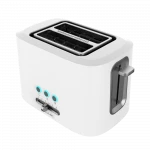 Cecotec Toast&Taste 9000 Double – Upright Toaster, 820–980W, White 2 Extra-Wide Slots | 6 Toasting Levels | Bun Warming Rack | Defrost & Reheat Functions - Cecotec
