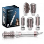 Cecotec CeramicCare 5in1 Pro — Professional Hot Air Brush with 5 Interchangeable Styling Heads, Ceramic Coating, Ionic Technology for Smooth Shine, Adjustable Heat & Speed, Cool Tip, Lightweight Design - Cecotec