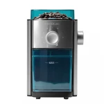 Cecotec SteelMill 2000 Adjust — 150W Electric Coffee Grinder, Stainless Steel Design, Flat Grindstone System, 17 Adjustable Grinding Levels, 250 g Bean Hopper, Ground Coffee Container, Cleaning Brush, Dishwasher-Safe Parts - Cecotec