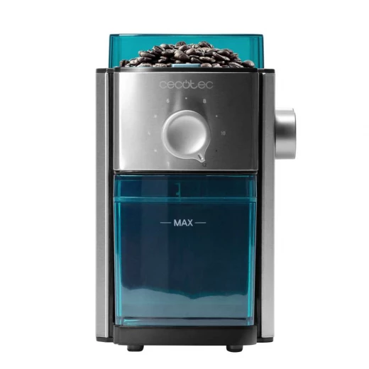 Cecotec SteelMill 2000 Adjust — 150W Electric Coffee Grinder, Stainless Steel Design, Flat Grindstone System, 17 Adjustable Grinding Levels, 250 g Bean Hopper, Ground Coffee Container, Cleaning Brush, Dishwasher-Safe Parts Cecotec SteelMill 2000 Adjust — 150W Electric Coffee Grinder, Stainless Steel Design, Flat Grindstone System, 17 Adjustable Grinding Levels, 250 g Bean Hopper, Ground Coffee Container, Cleaning Brush, Dishwasher-Safe Parts