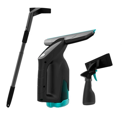 Cecotec Conga Popstar Glass Titanium Cordless Window Cleaner, High-Efficiency Titanium Motor, Powerful Water Suction System, Dual Spray Function, High-Quality Rubber Squeegee, Lithium Battery, Suitable for Windows, Mirrors, Tiles and Glass Surfaces Cecotec Conga Popstar Glass Titanium Cordless Window Cleaner, High-Efficiency Titanium Motor, Powerful Water Suction System, Dual Spray Function, High-Quality Rubber Squeegee, Lithium Battery, Suitable for Windows, Mirrors, Tiles and Glass Surfaces