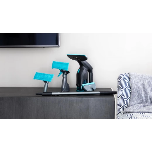 Cecotec Conga Popstar Glass Titanium Cordless Window Cleaner, High-Efficiency Titanium Motor, Powerful Water Suction System, Dual Spray Function, High-Quality Rubber Squeegee, Lithium Battery, Suitable for Windows, Mirrors, Tiles and Glass Surfaces - Cecotec - Image 6