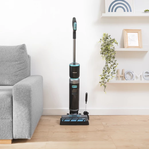 Cecotec FreeGo Wash&Vacuum Cordless Electric Mop with Vacuum Function, 200 W Power, Up to 35 min Runtime, Wet Jalisco Roller Brush, Automatic Water Spray System - Cecotec - Image 4