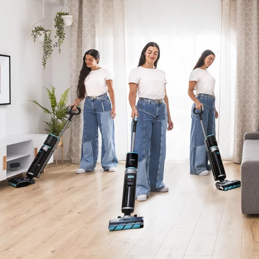 Cecotec FreeGo Wash&Vacuum Cordless Electric Mop with Vacuum Function, 200 W Power, Up to 35 min Runtime, Wet Jalisco Roller Brush, Automatic Water Spray System - Cecotec - Image 10