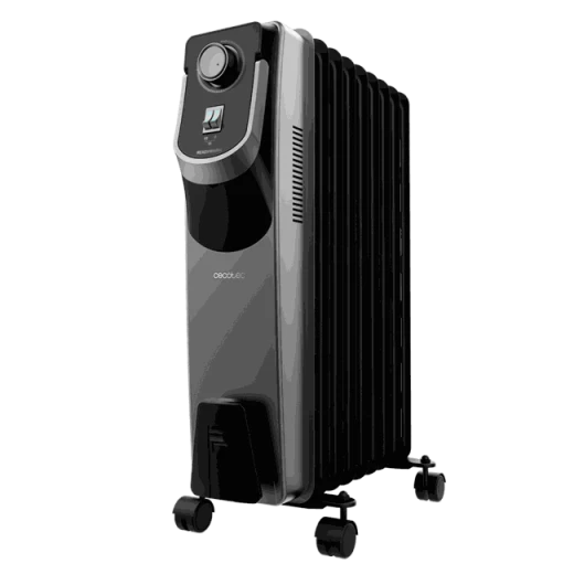 Cecotec ReadyWarm 9000 Space 360 Oil Radiator Heater 2000 W, 9 Heating Fins, WarmSpace 360° Technology, 3 Power Levels, Adjustable Thermostat, Heats up to 22 m², EasyGo Wheels and Handle, Dual Safety System Cecotec ReadyWarm 9000 Space 360 Oil Radiator Heater 2000 W, 9 Heating Fins, WarmSpace 360° Technology, 3 Power Levels, Adjustable Thermostat, Heats up to 22 m², EasyGo Wheels and Handle, Dual Safety System