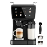 Cecotec Power Espresso Touch ColdBrew Latte 1350W Espresso Coffee Machine – 20 Bar Pressure, Touch Display, ColdBrew Technology, Milk Tank & Dual Coffee Outlet - Cecotec